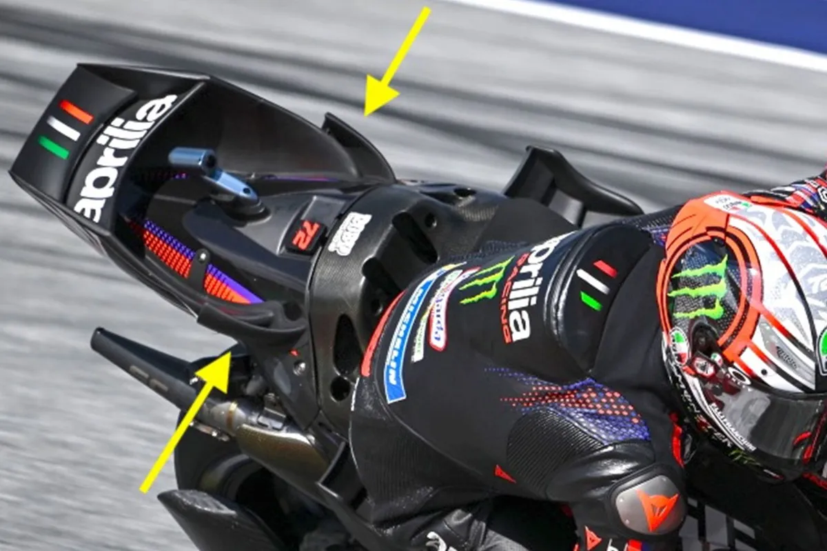 Aprilia Perkenalkan Unit Ekor Baru Bersama Bezzecchi - sumber: (motorsport)