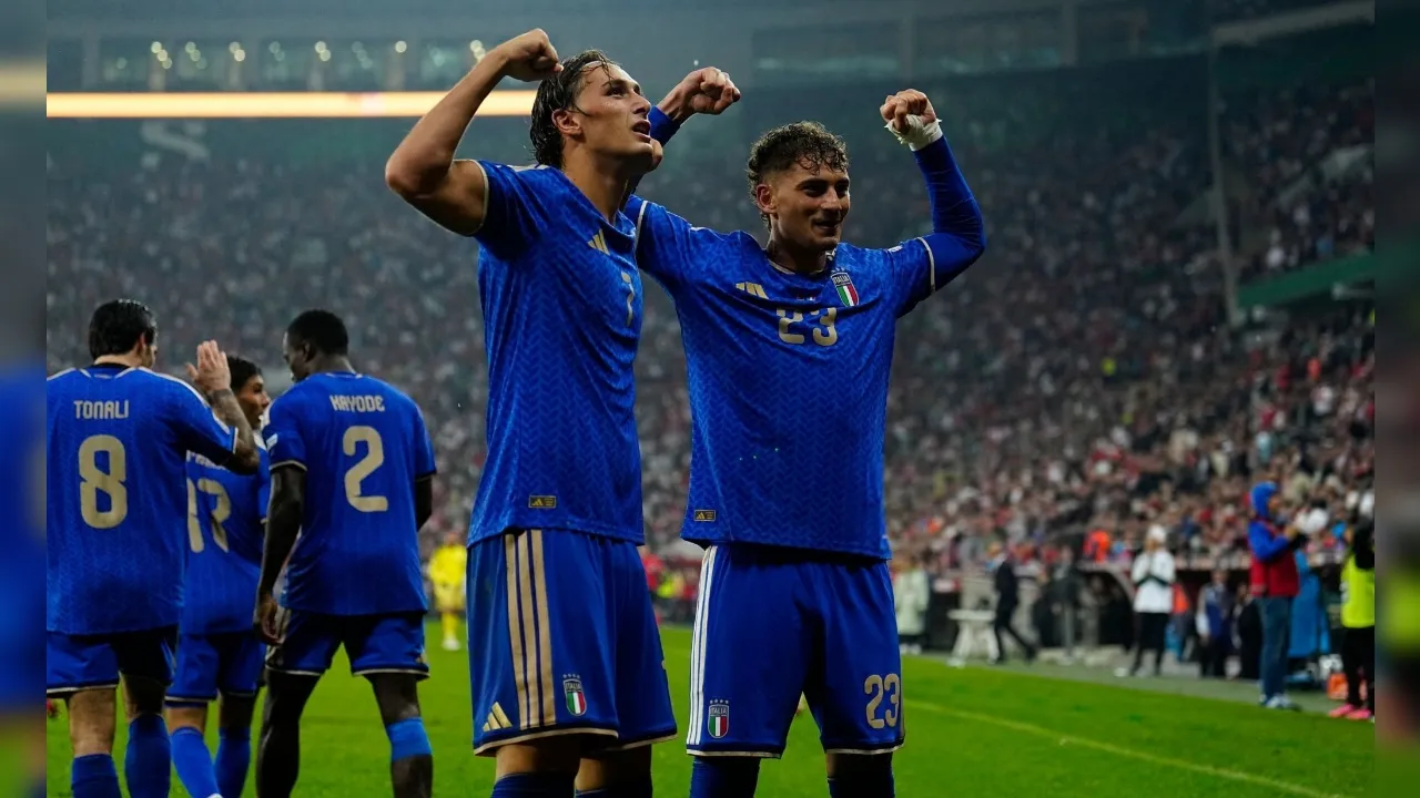 Dua pemain timnas Italia