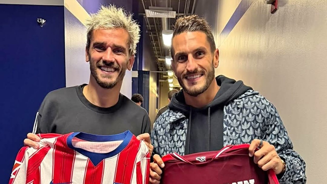 Griezmann Reuni Dengan Legenda Atletico Madrid di Amerika Serikat