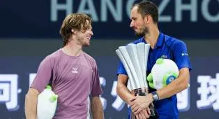 Karamkan Andrey Rublev, Daniil Medvedev Kampiun Di Hangzhou