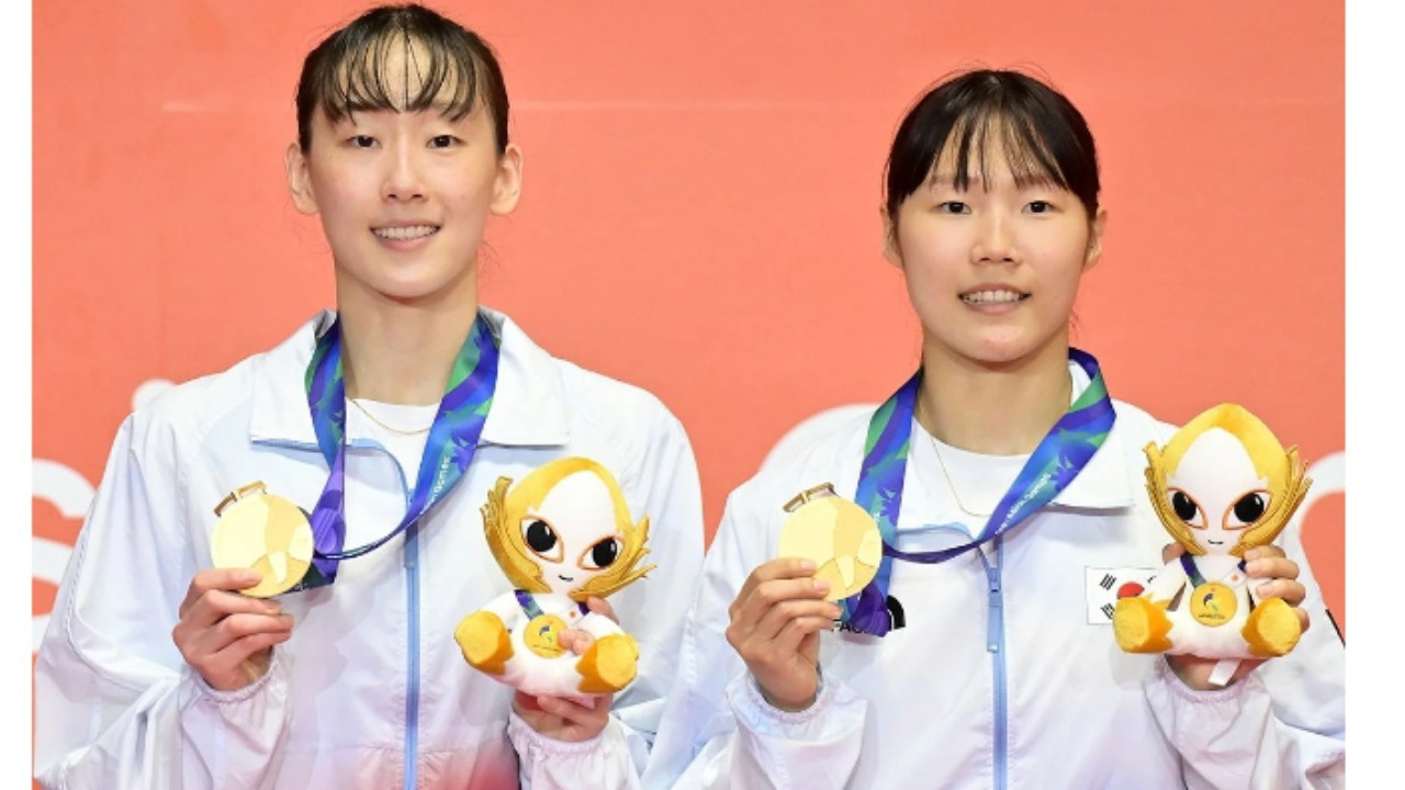 Libas 1 Dunia, Baek Ha Na Lee So Hee Kampiun Ganda Putri Asian Games 2026
