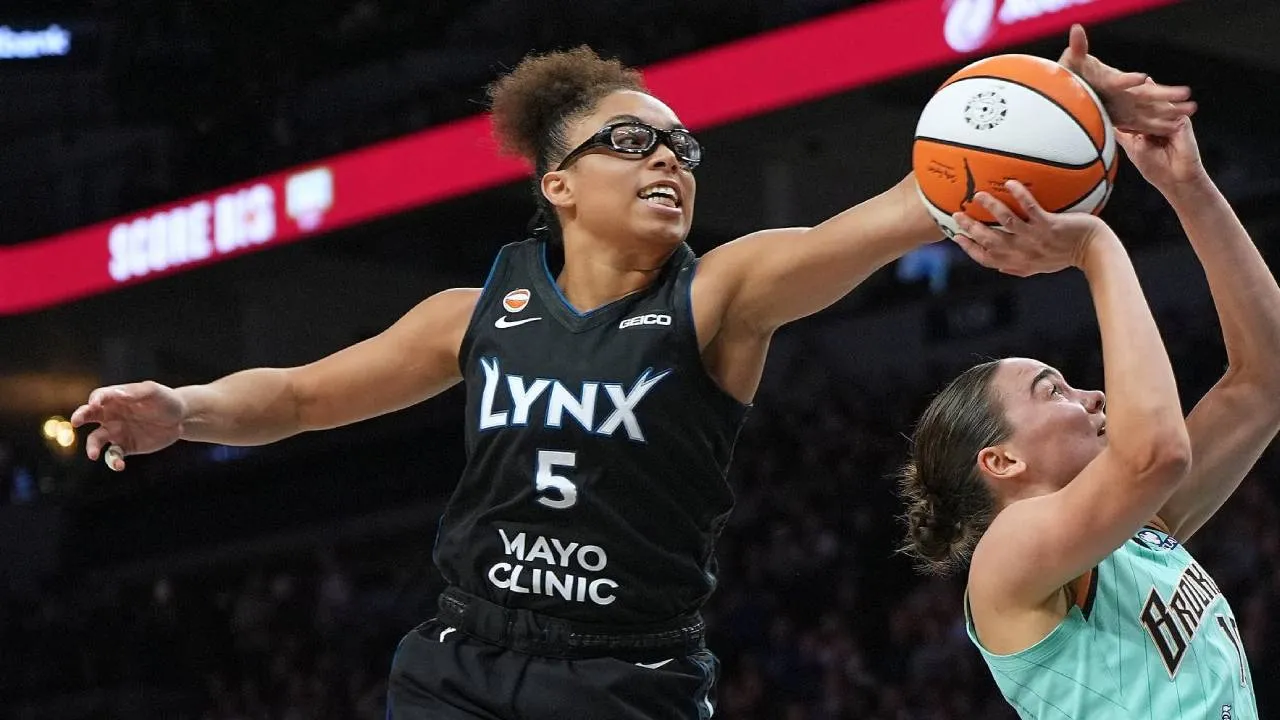 Rookie Minnesota Lynx Olivia Miles mengakui sempat gugup dalam pertandingan playoff pertamanya. (Foto: AP)