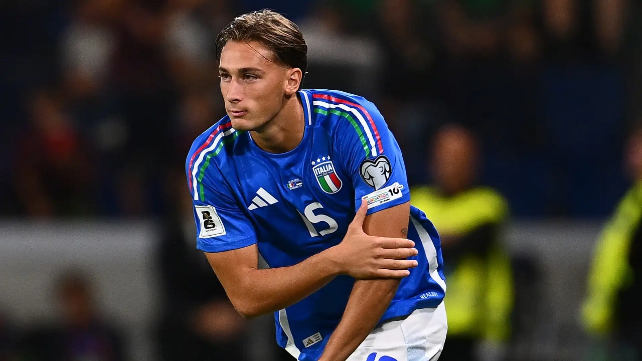 Pio Esposito Dekati Rekor Meazza usai Cetak Gol ke Gawang Turki