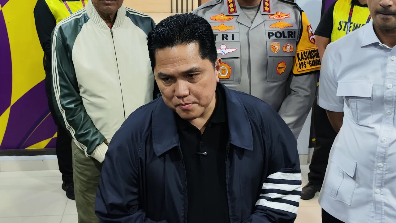 Erick Thohir menanggapi hasil imbang Timnas Indonesia melawan Malaysia
