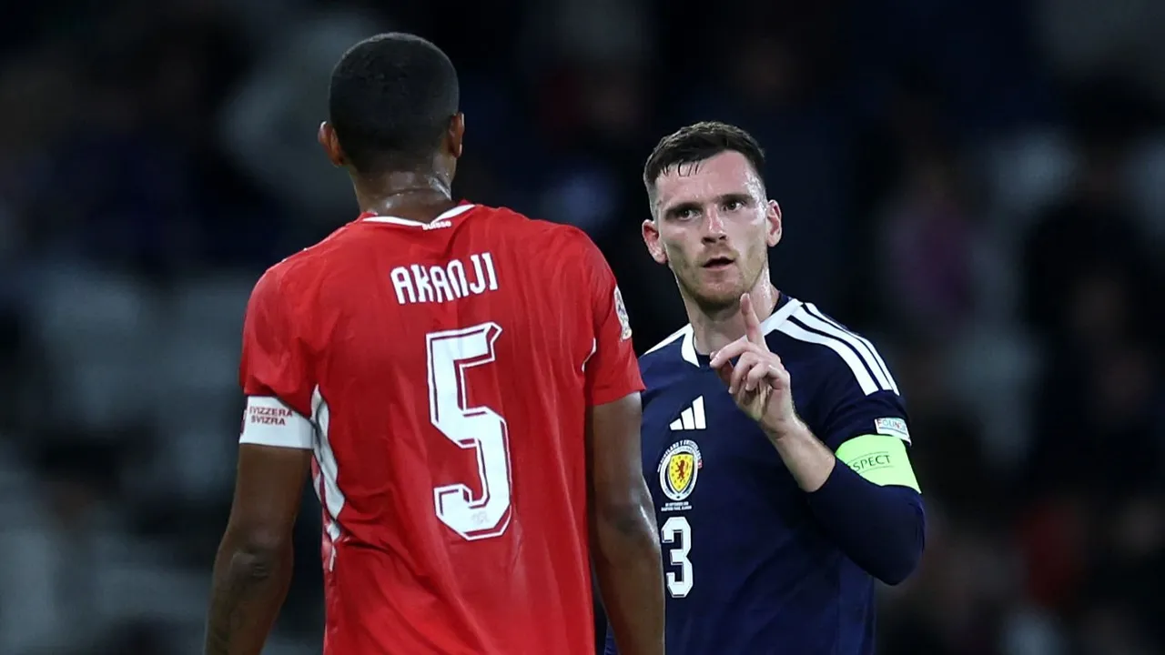 Andy Robertson puji semangat juang Skotlandia usai takluk tiga gol dari Swiss