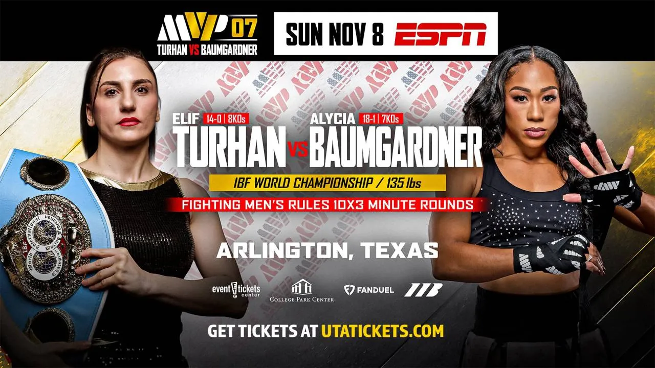 Alycia Baumgardner (kanan) dan Elif Nur Turhan. (Foto: Fight TV)