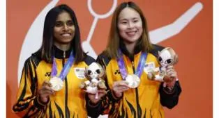M Thinaah Lewati Kesedihan Demi Medali Asian Games Pertama Dalam 12 Tahun