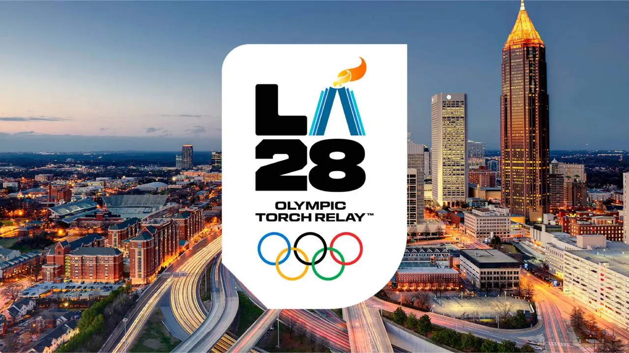 Setelah dinyalakan di Olympia, Yunani, api akan dibawa menuju Amerika Serikat untuk memulai perjalanan mengelilingi negara tersebut pada musim semi 2028. (Foto: AP)