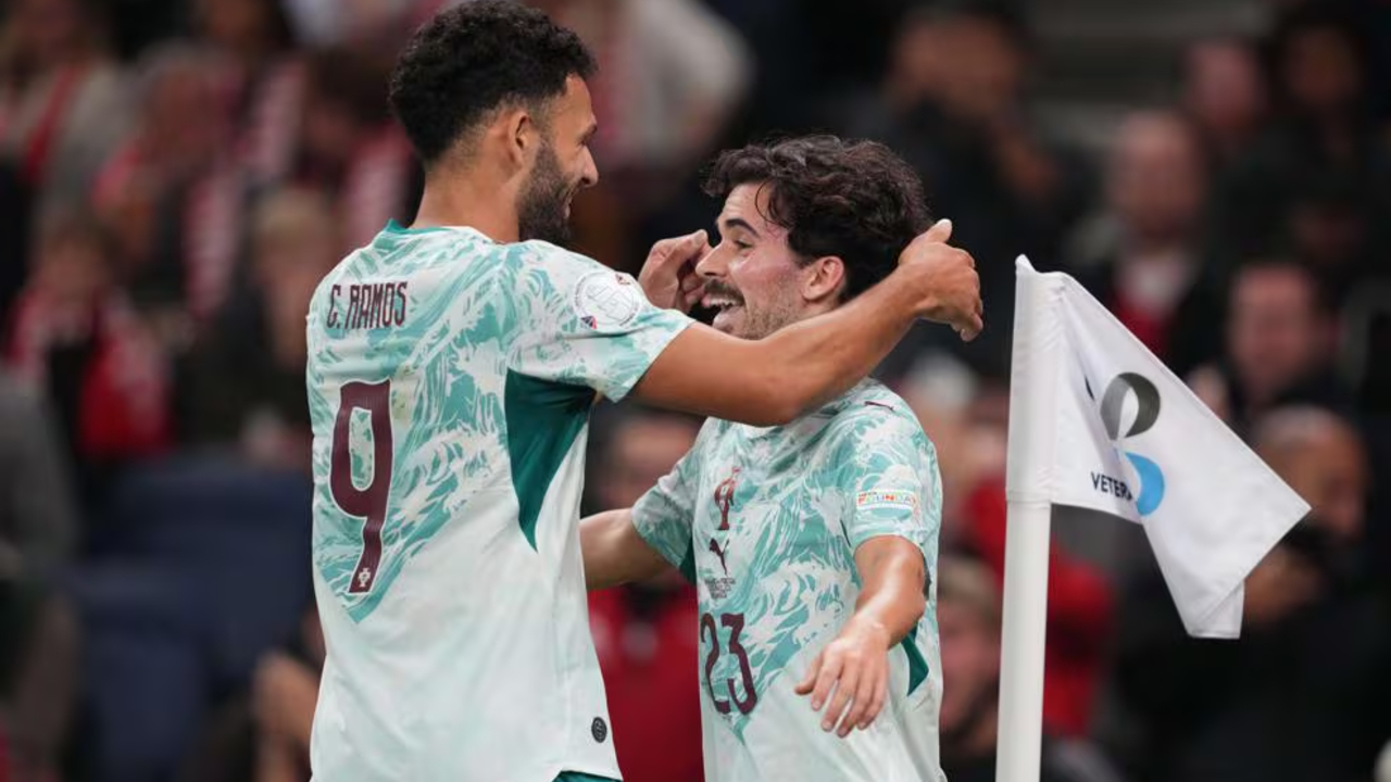 Kalahkan Denmark 4-2, Vitinha Cetak Gol Pertamanya Untuk Portugal