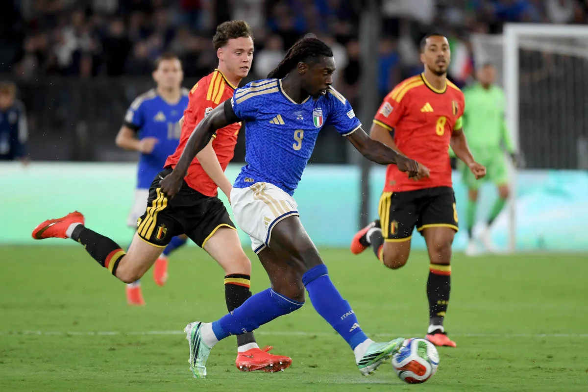 Kean Berpeluang Starter Saat Italia Tantang Prancis - sumber: (footballitalia)