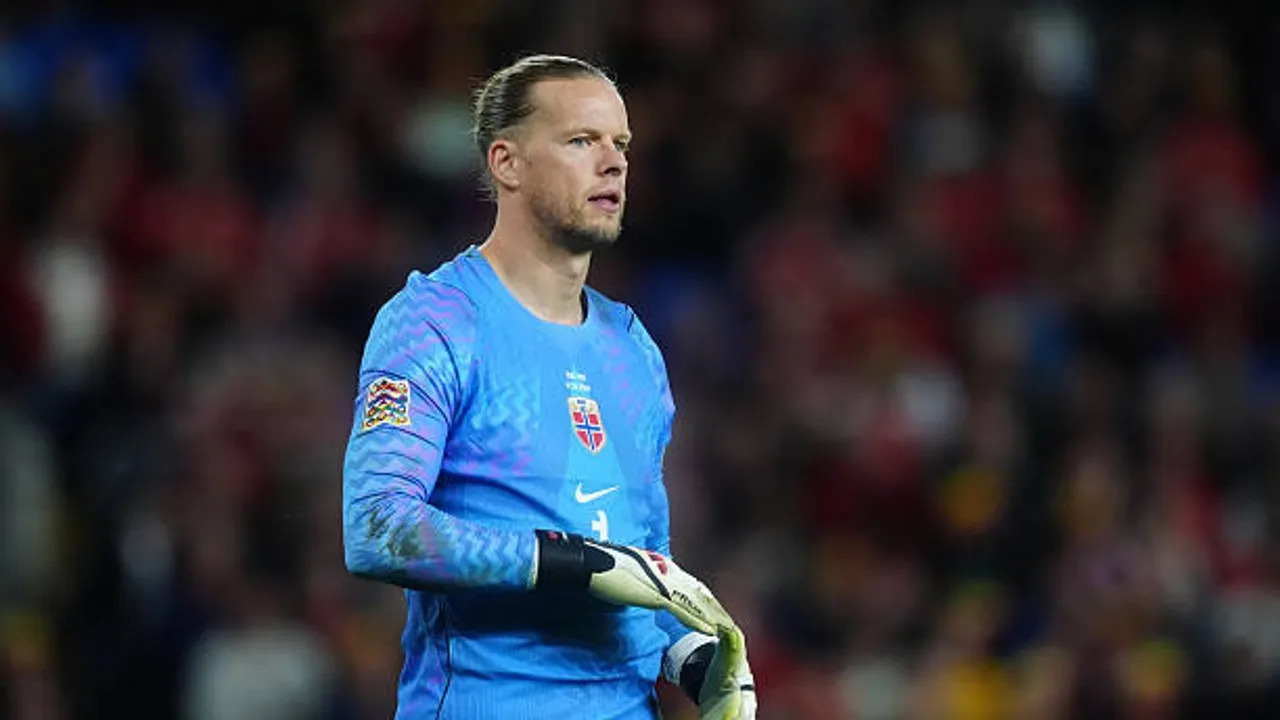 Stale Solbakken siap mengganti kiper utama Norwegia usai rentetan performa buruk Orjan Nyland