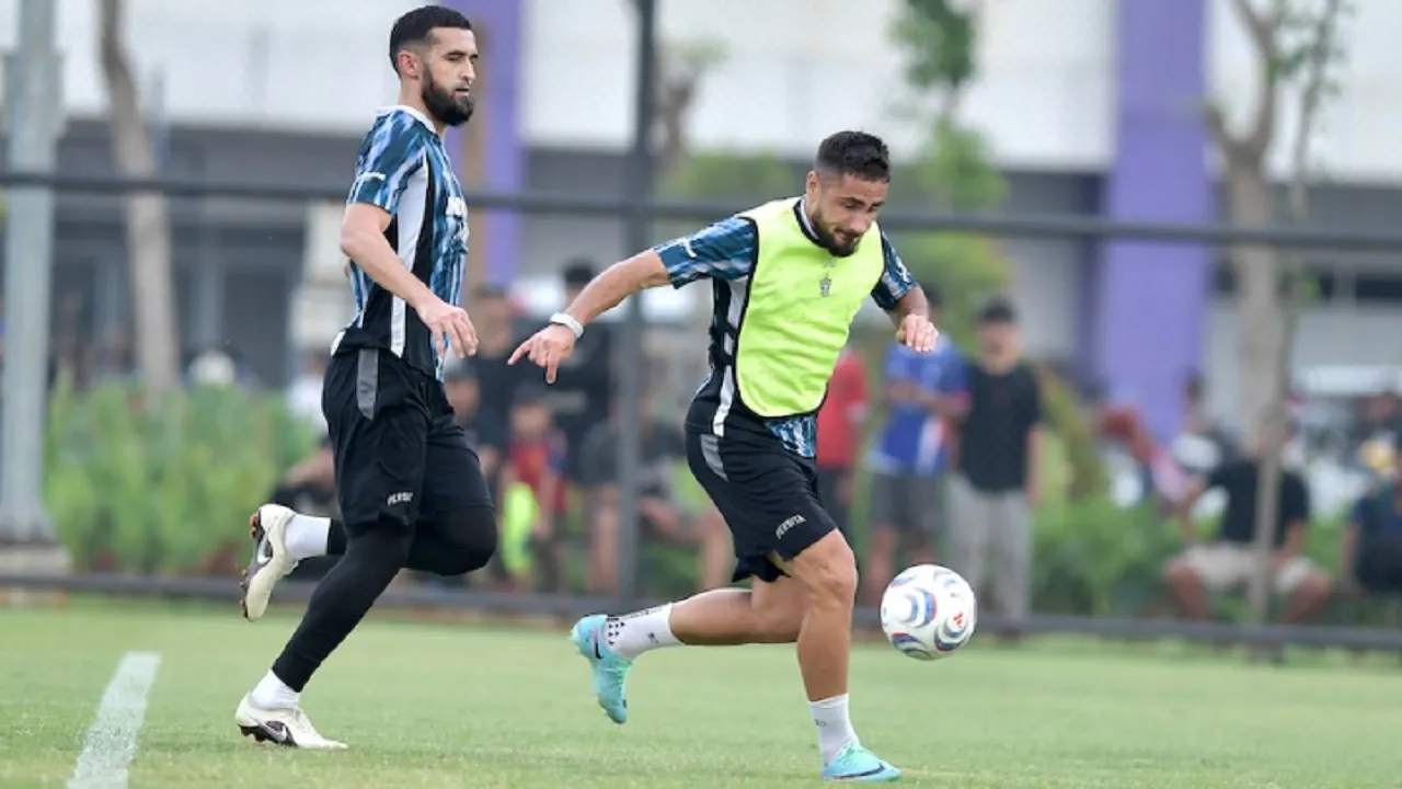 Latihan Persita Tangerang di masa jeda kompetisi
