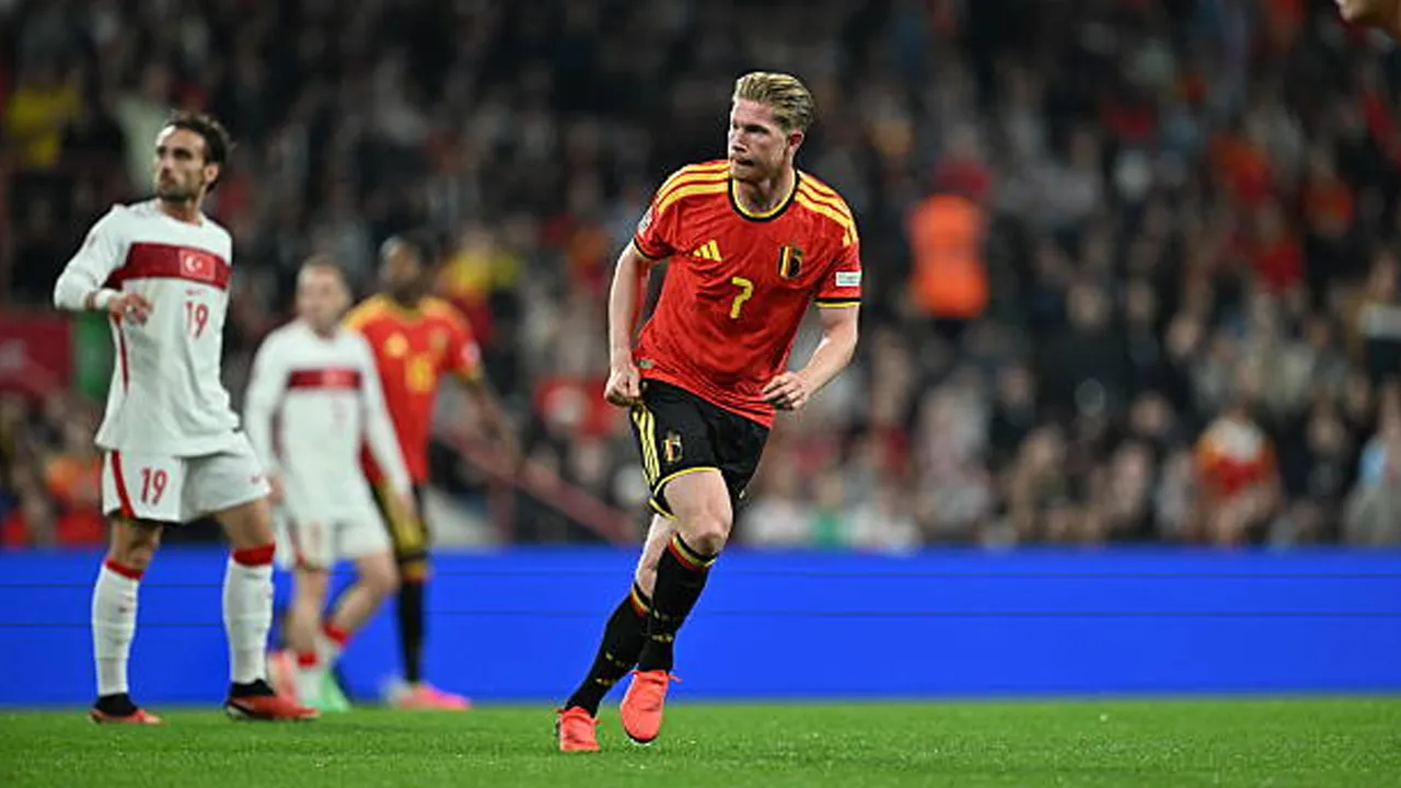 Dua Gol Indah Kevin de Bruyne Bantu Belgia Tumbangkan Turki 3-0