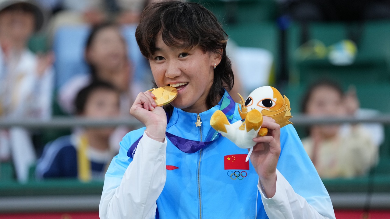 Kampiun Di Asian Games, Wang Xiyu Tambah Koleksi Medali Emas