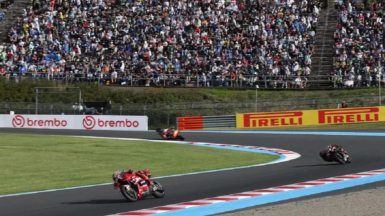 Marc Marquez berduel lawan Jorge Martin di MotoGP Jepang