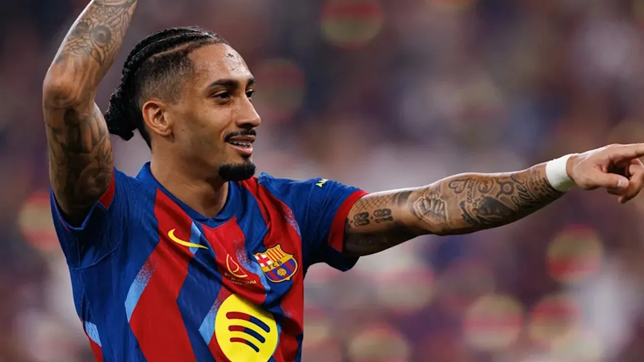 Raphinha Memimpin Daftar Pencetak Gol di Eropa