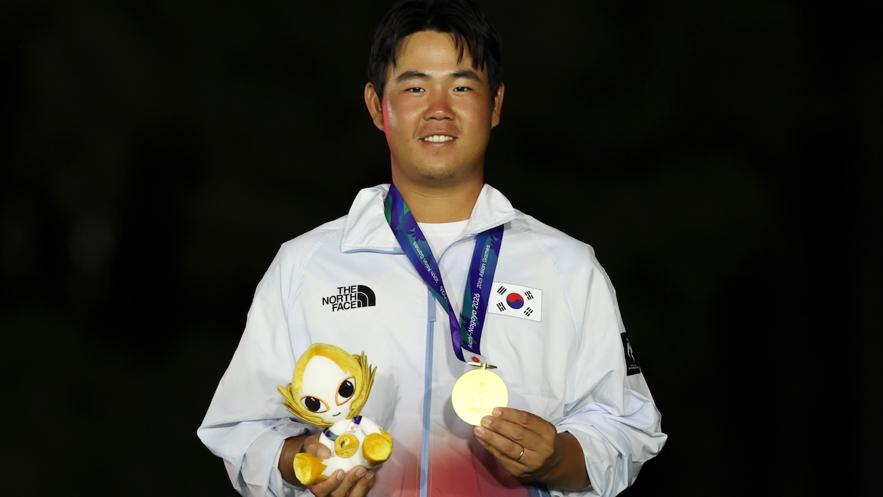 Tampil Tenang Berkat Tiger Woods, Tom Kim Raih Emas di Asian Games