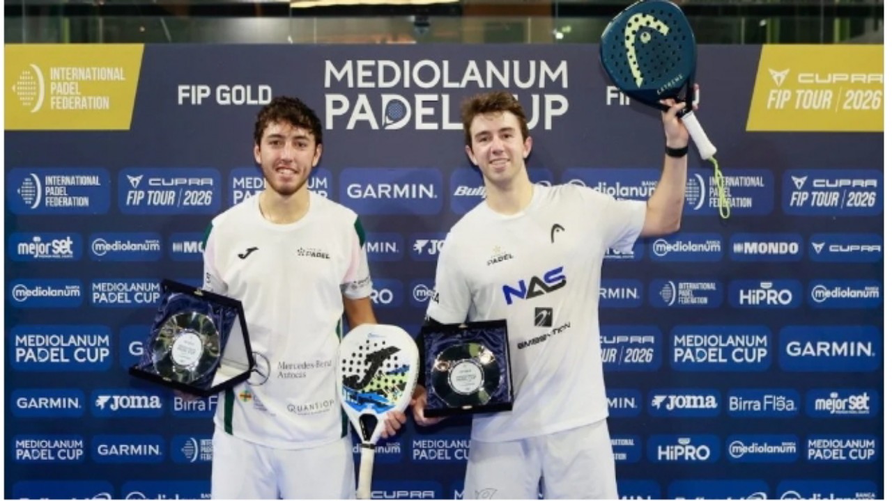 Esbri-Jofre Rayakan Kemenangan di FIP Padel Gold Perugia Italia
