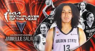 Janelle Salaün Raih Penghargaan “Sixth Player of the Year” WNBA 2026