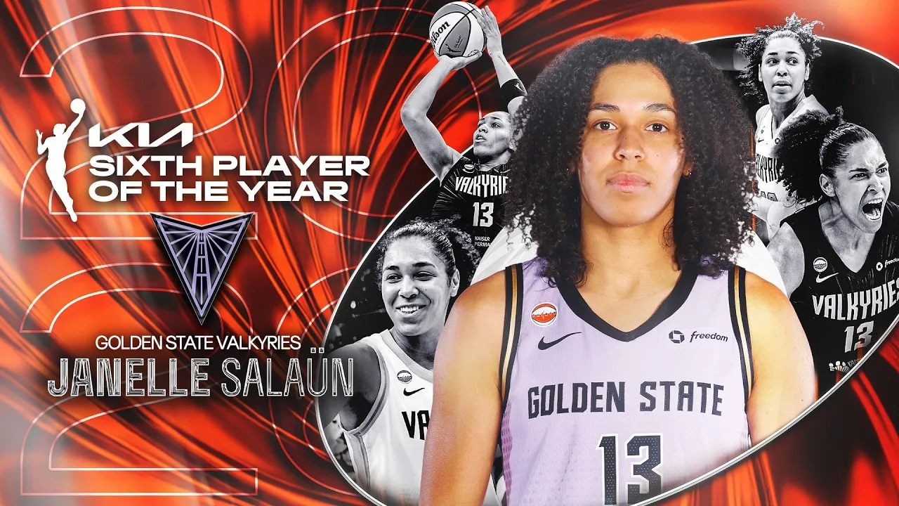 Janelle Salaün menjadi pemain pertama dalam sejarah WNBA yang meraih penghargaan tersebut secara mutlak. (Foto: WNBA)