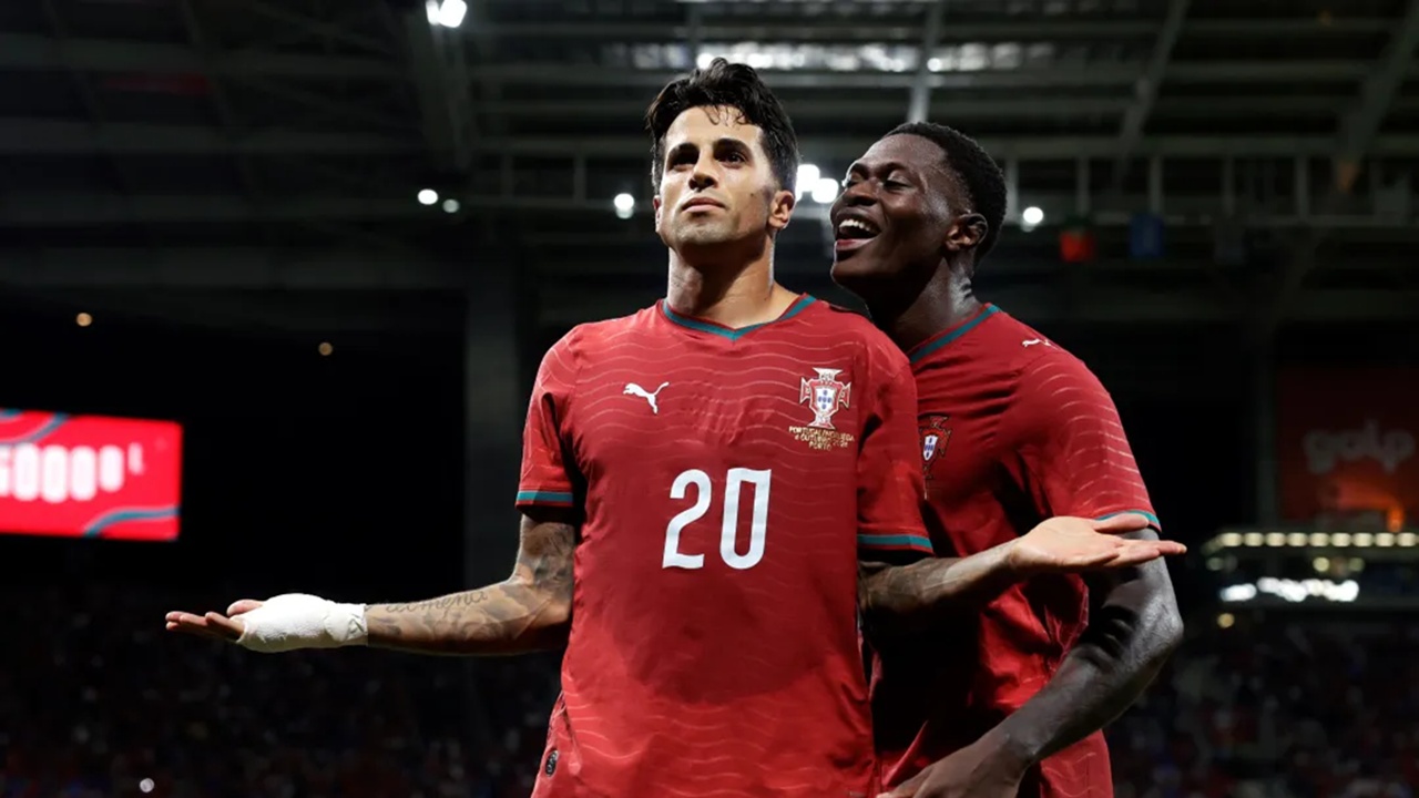 Joao Cancelo Bahas Golnya saat Melawan Norwegia