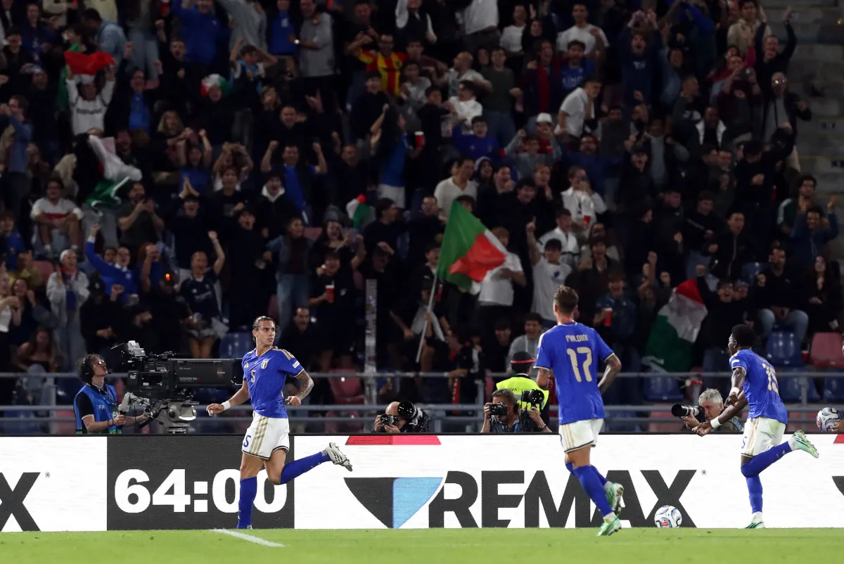 Gol Perdana Calafiori untuk Italia di Bologna: Terinspirasi Bonucci - sumber: (footballitalia)