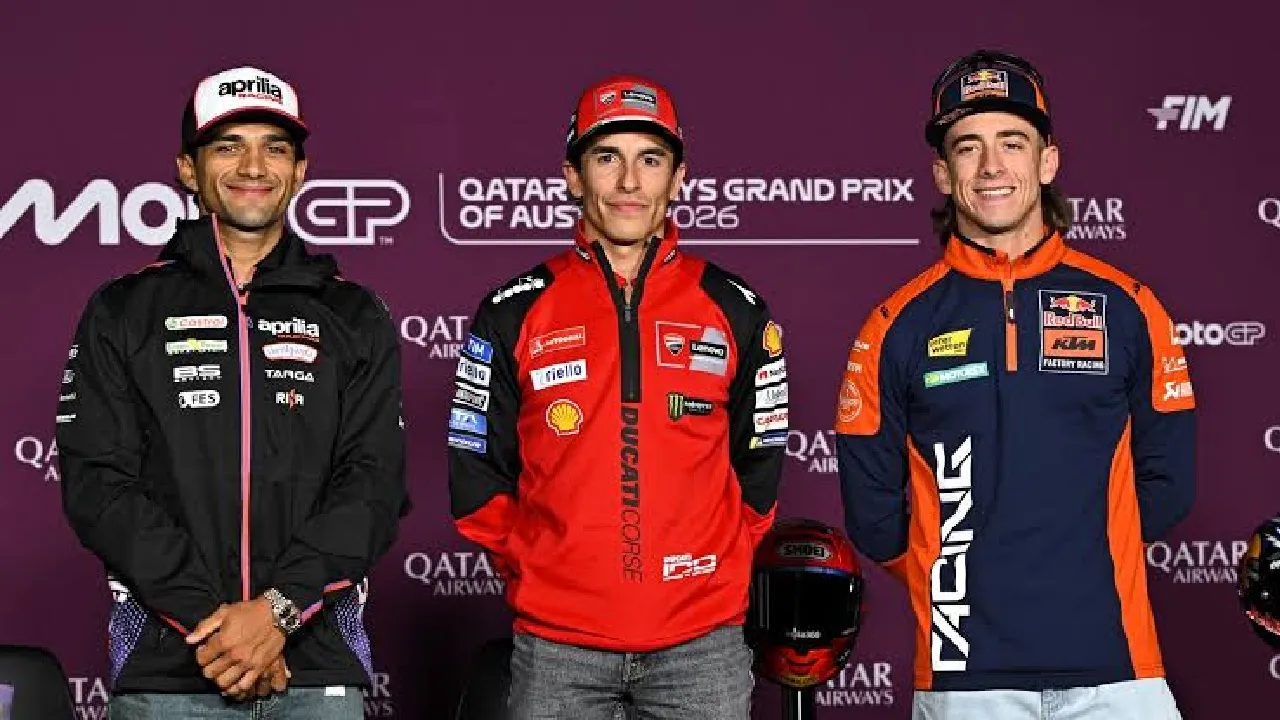 Jorge Martin, Marc Marquez dan Pedro Acosta