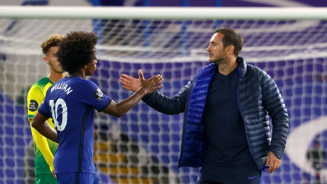 Willian mengungkapkan rasa hormatnya kepada Frank Lampard yang memberinya kebebasan penuh dan peran pemimpin di Stamford Bridge