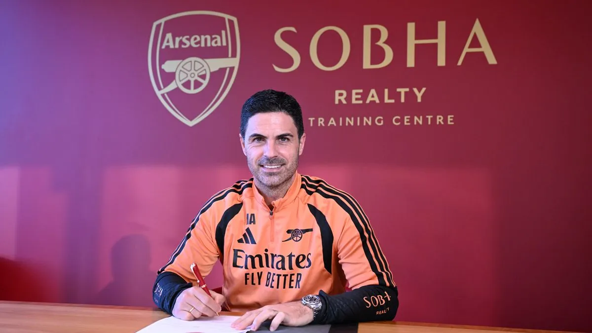 Formasi Arsenal 2030 Usai Kontrak Mikel Arteta Berakhir - sumber: (footballlondon)