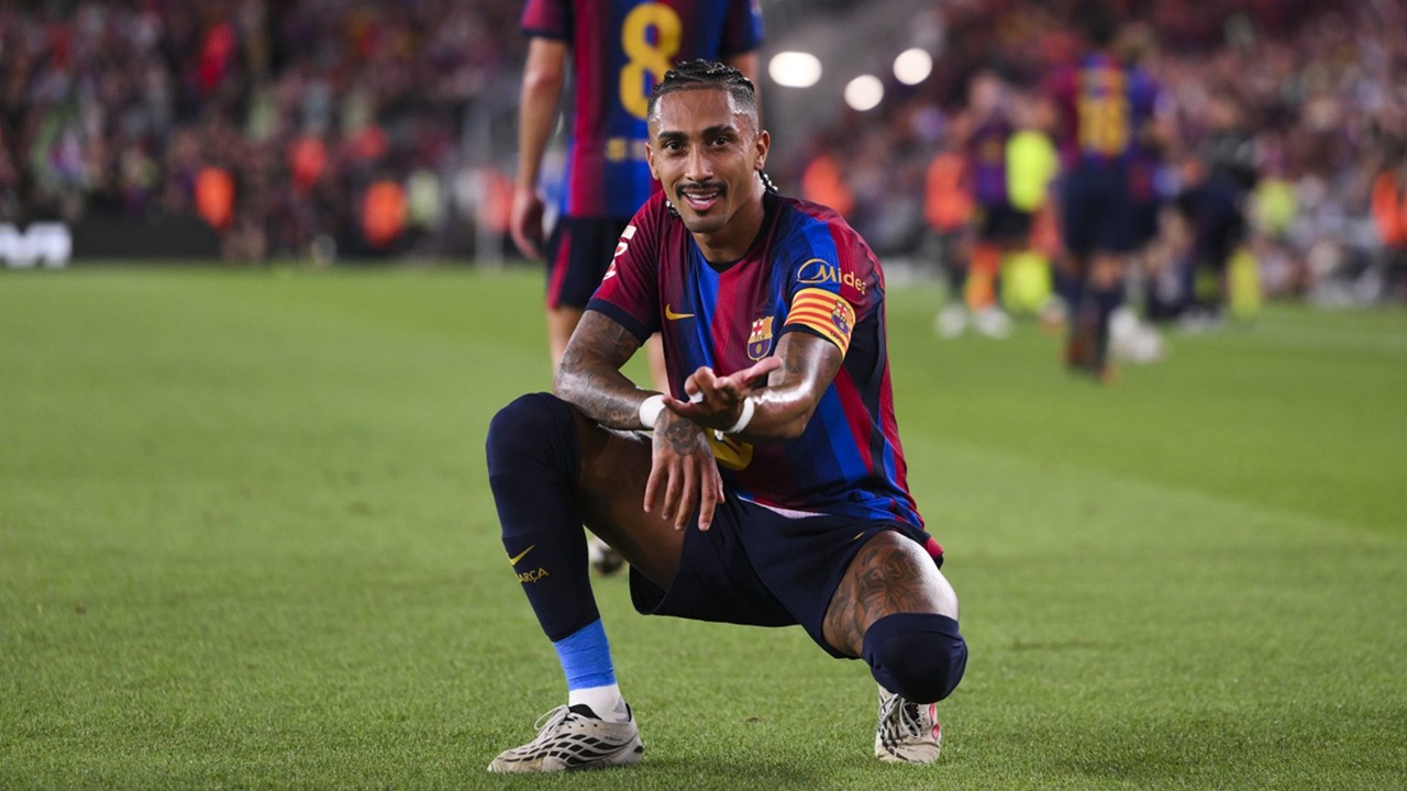 Barcelona Akan Cadangkan Raphinha Lawan Getafe