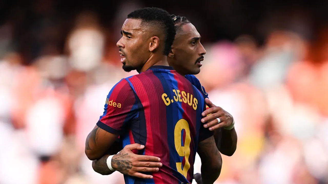 Gabriel Jesus Nilai Raphinha Akan Antarkan Barcelona Juara Liga Champions