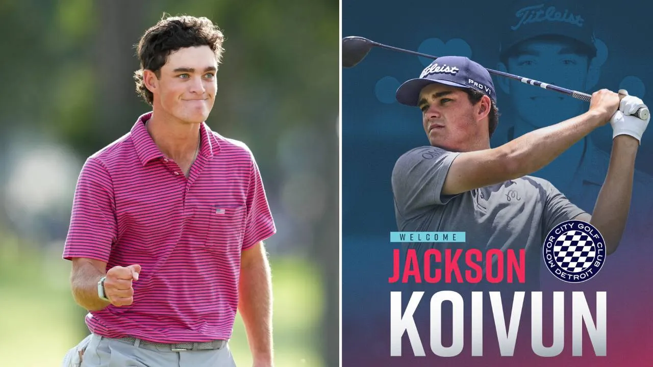 Jackson Koivun mengaku sudah tertarik dengan konsep TGL setelah mengunjungi SoFi Center di Palm Beach Gardens, Florida, lokasi pertandingan liga tersebut. (Foto: Golf Digest)
