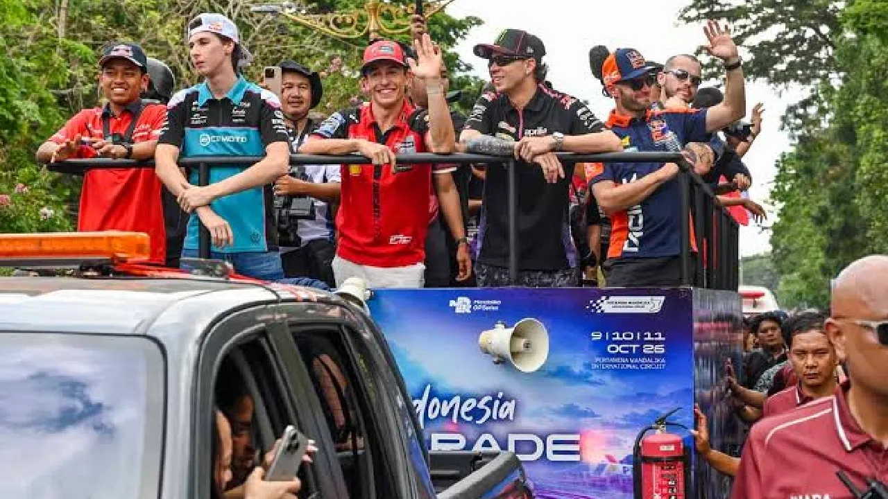 Riders Parade di Mataram Disambut Meriah Jelang MotoGP Indonesia 2026