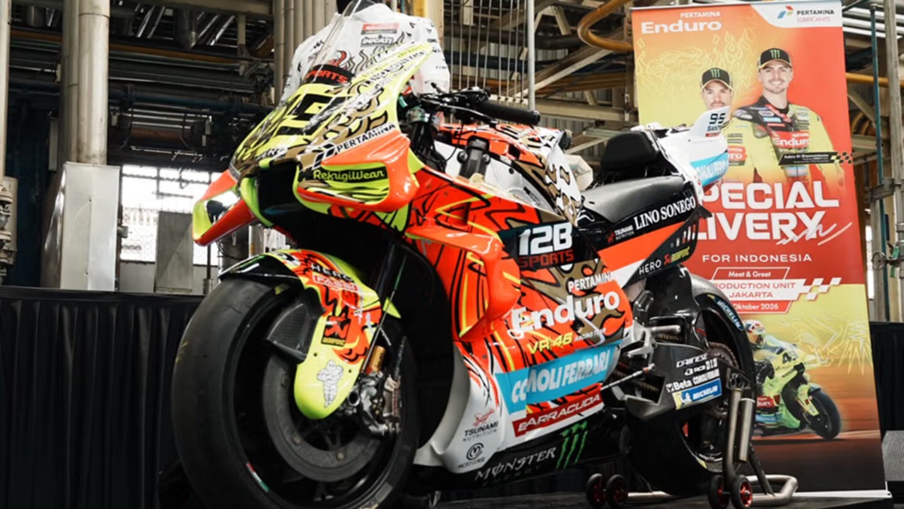 VR46 Rilis Livery Garuda Merah Putih Khusus untuk MotoGP Indonesia 2026