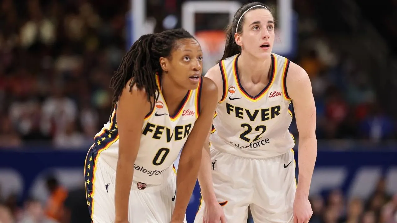 Caitlin Clark mengaku kecewa melihat pengalaman yang dialami Kelsey Mitchell, yang disebutnya sebagai sosok berhati baik. (Foto: AP)