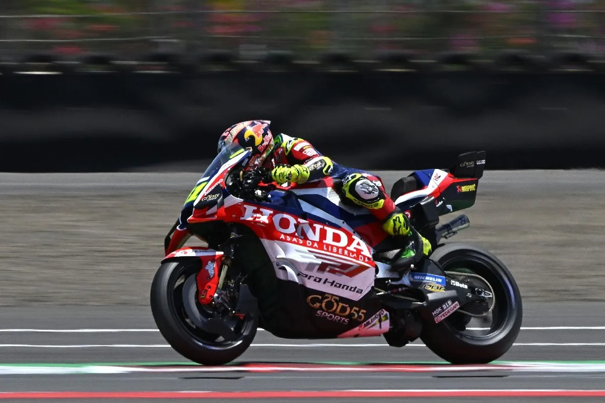 Honda Tertinggal di Latihan GP Indonesia, Marini Kecewa - sumber: (motorsport)
