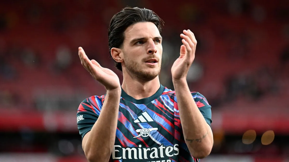 Declan Rice Pastikan Masa Depan di Arsenal Usai Kontrak Baru - sumber: (footballlondon)