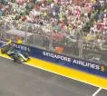 Kecelakaan Mengerikan George Russell di Sprint Singapura