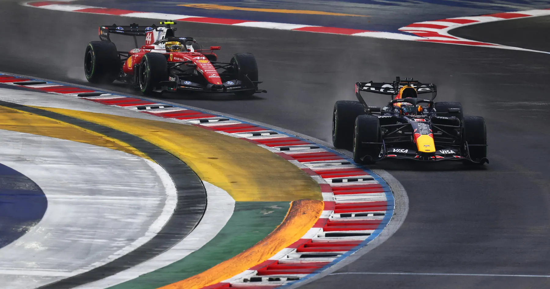 Verstappen Menangi Sprint F1 Singapura Setelah Hujan Lebat