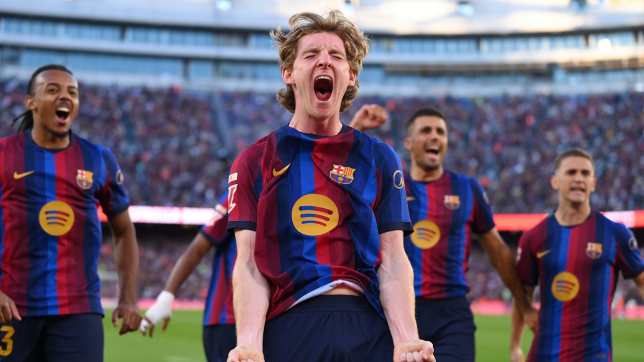 Anthony Gordon Lega Bisa Cetak Gol di Camp Nou