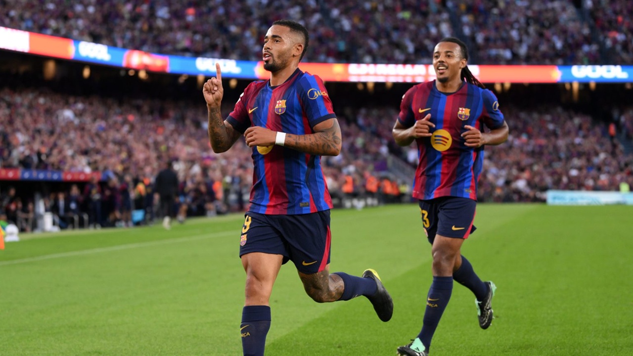 Barcelona Hantam Getafe, Gabriel Jesus Gembira