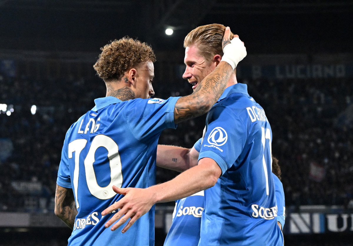 De Bruyne Bersinar, Napoli Bungkam Frosinone 3-0 di Serie A
