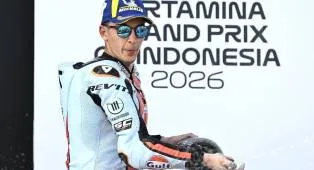 Raul Fernandez Raih Podium di GP Indonesia Meski Cedera