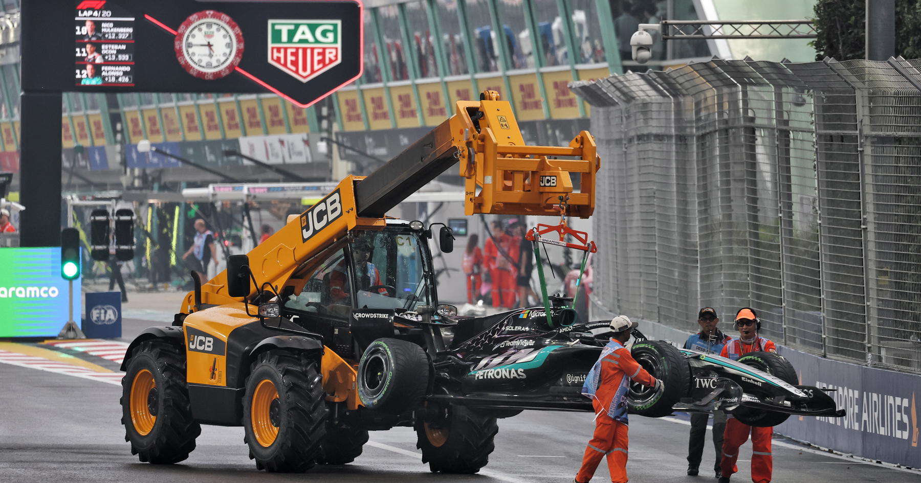 Sejarah Baru F1: Delapan Pembalap Mundur di Sprint Singapura