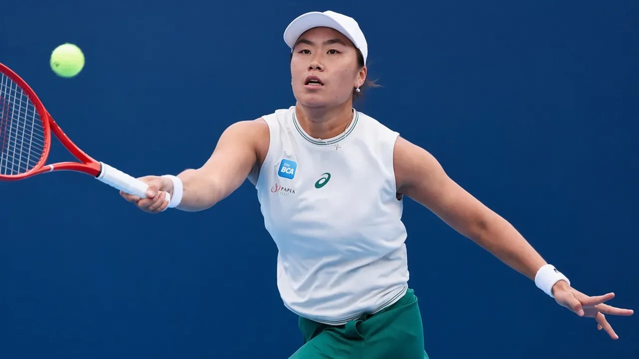Janice Tjen Habisi Aoi Ito Di Wuhan Open