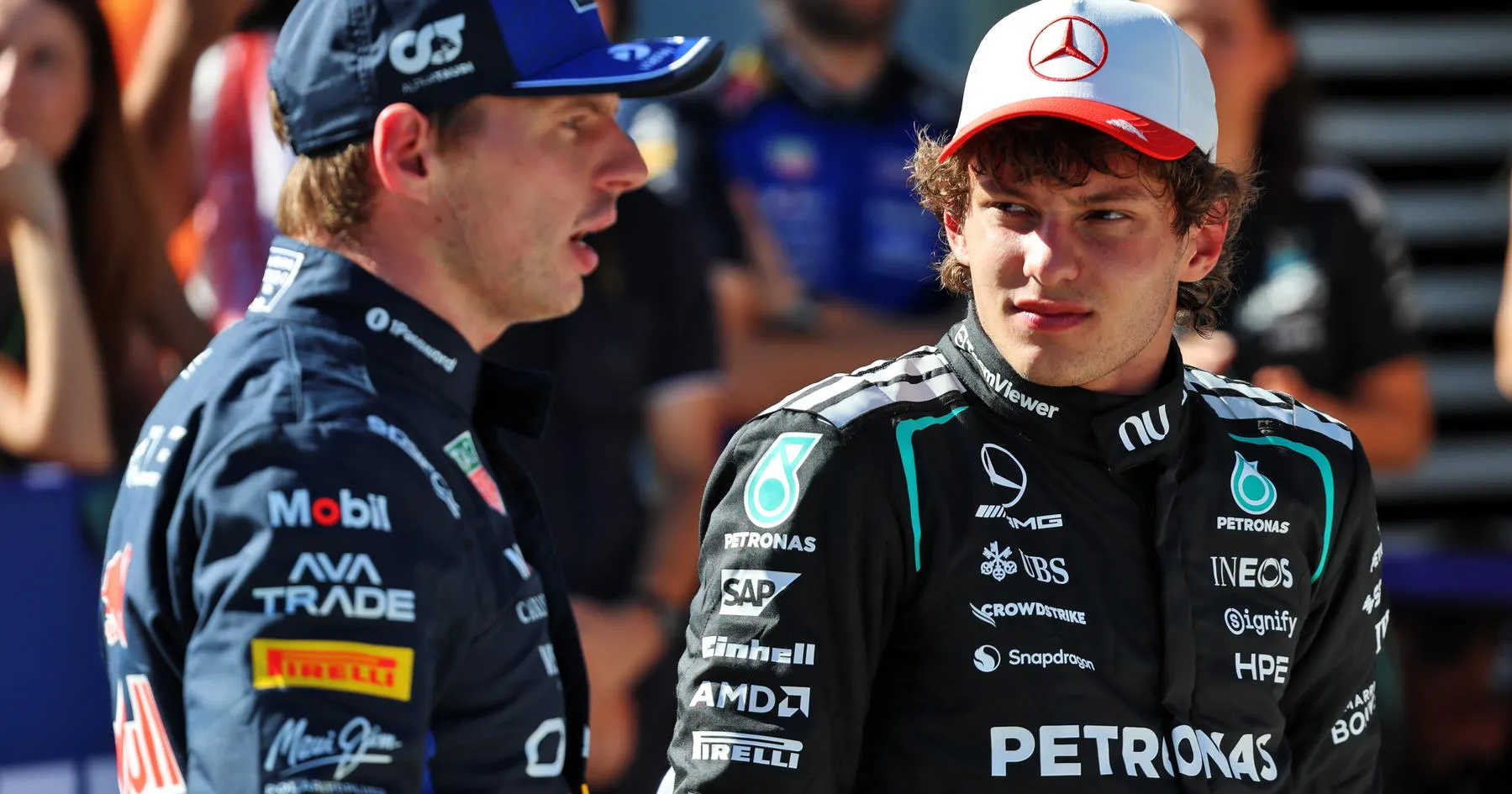 Kimi Antonelli Akui Ancaman Serius dari Max Verstappen - sumber: (racingnews365)