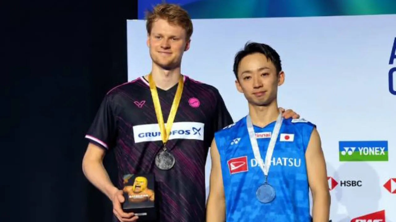 Lewati Yushi Tanaka, Anders Antonsen Kampiun Arctic Open 2026