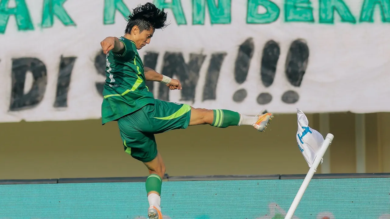 Tanaka Belum Puas Dengan Brace, Bidik Hattrick Perdana Bersama PSS Sleman
