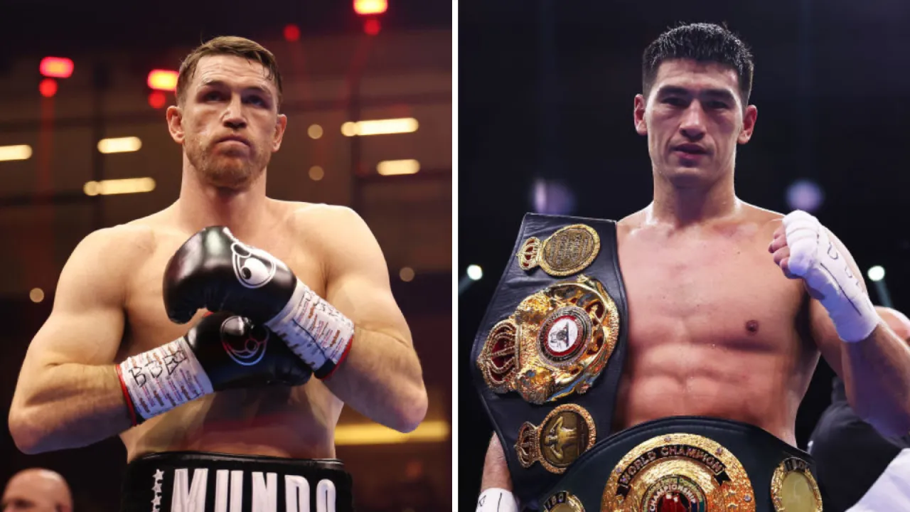 Dmitry Bivol (kanan) dan Callum Smith. (Foto: Fight TV)