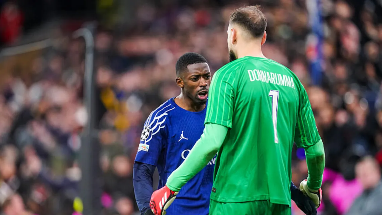 Ousmane Dembele dan Gianluigi Donnarumma